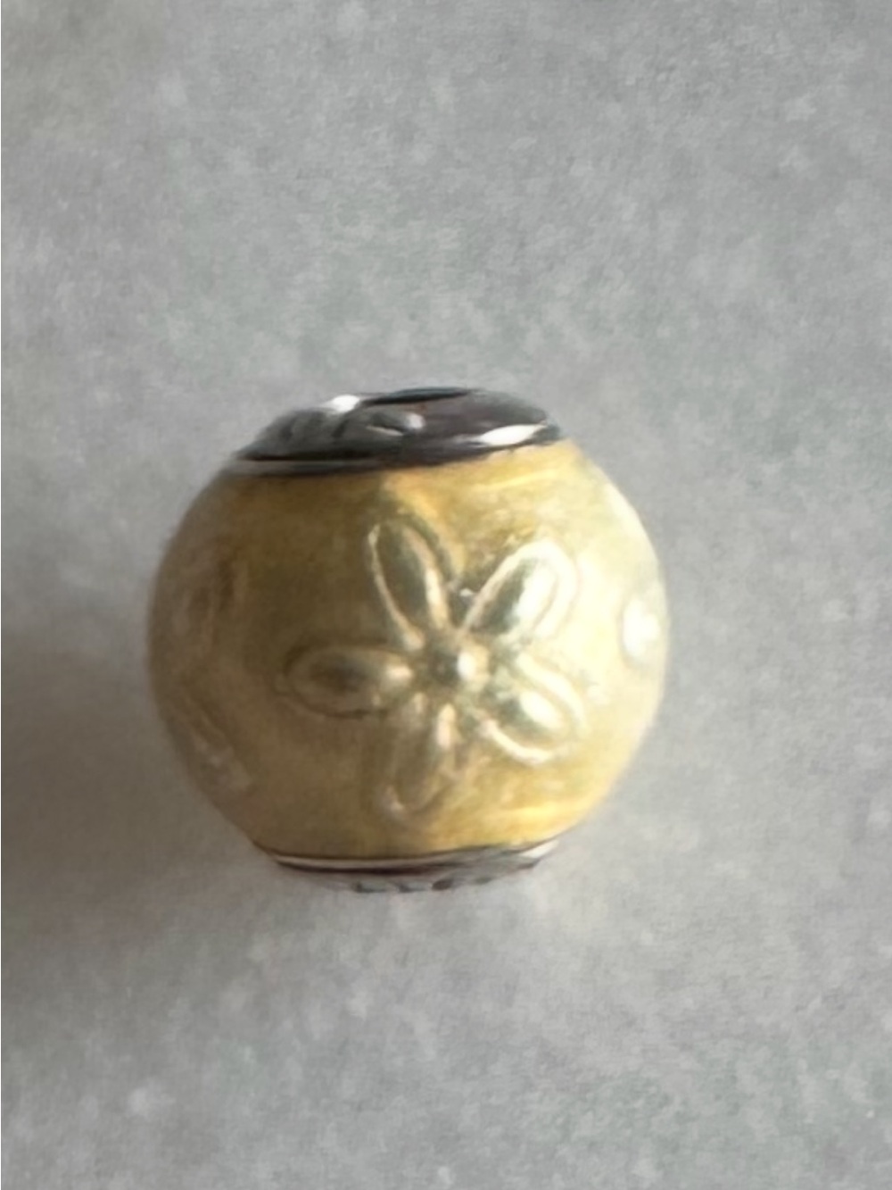 Pandora ESSENCE Joy Pearlescent Floral Enamel Charm #796087EN140 – Retired